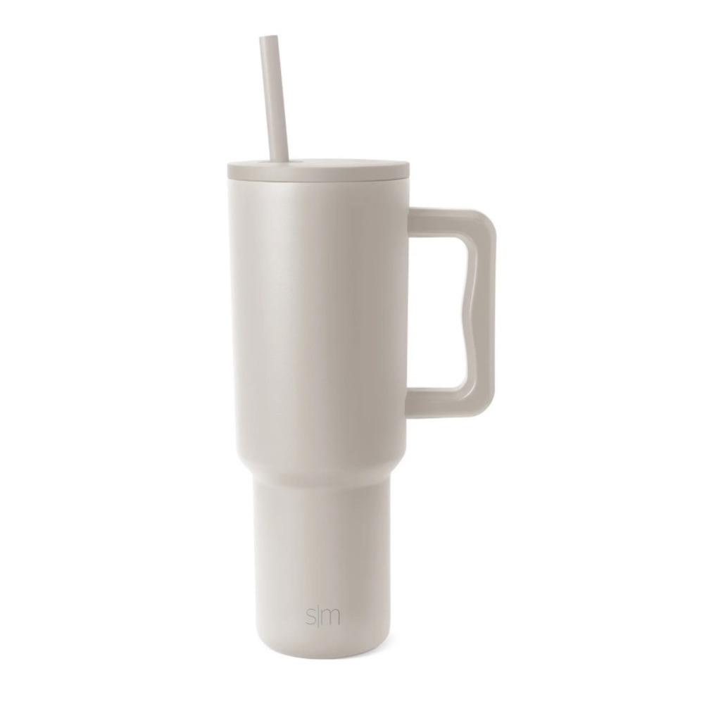 simple modern 40 Oz trek tumbler “almond birch”